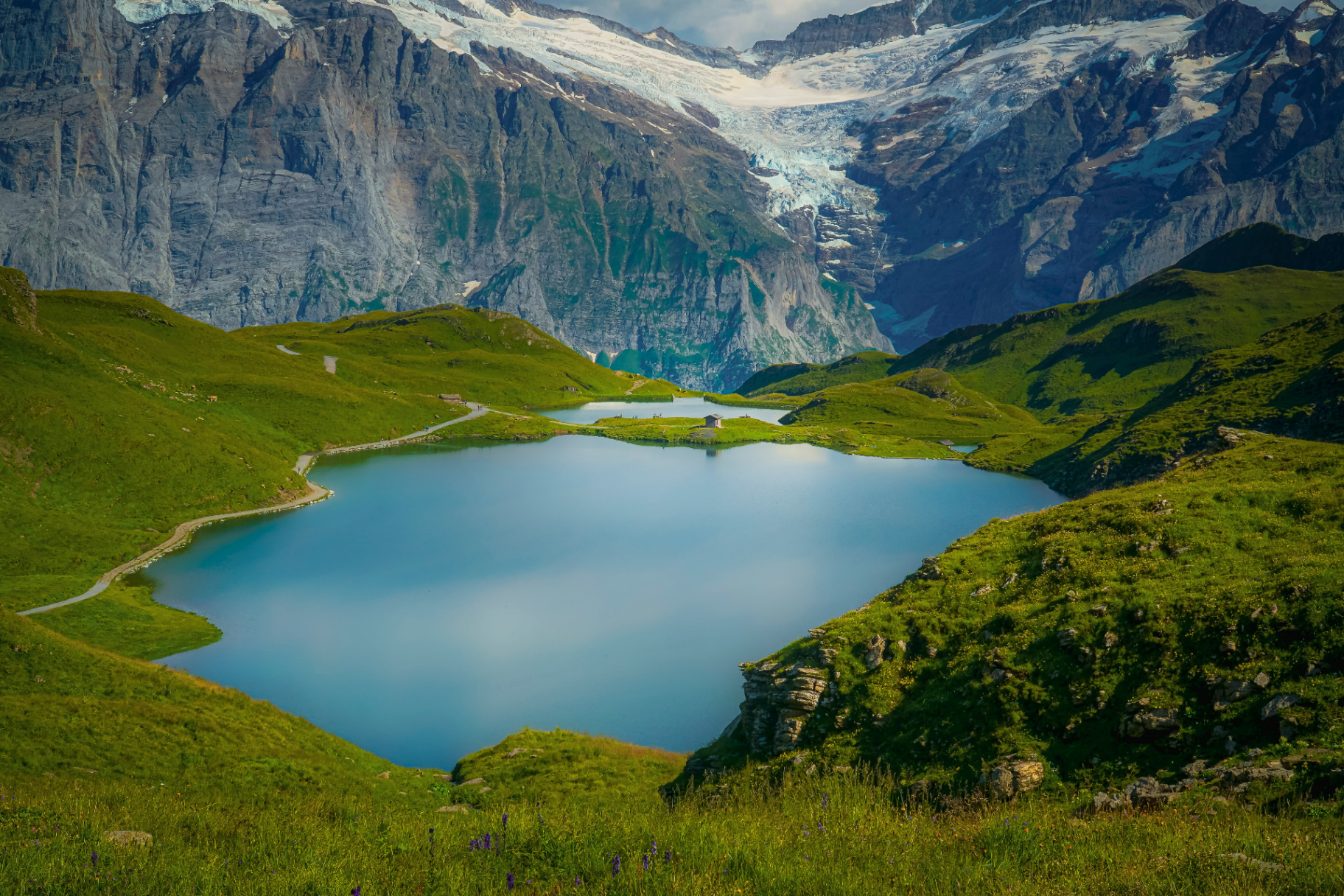 Alpine filming location in Switzerland, view 4