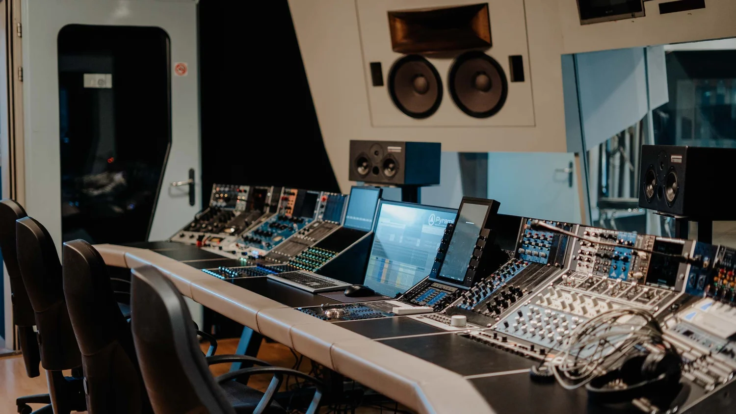 Sound Studio A — Dolby Atmos mixing room at ORISONO, Lucerne (2/3)