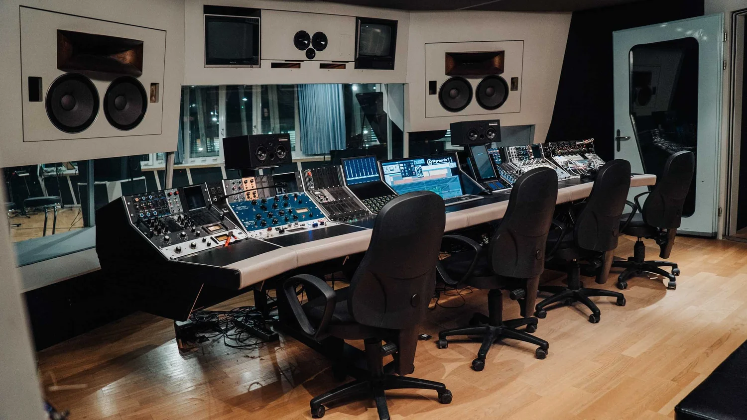 Sound Studio A — Dolby Atmos mixing room at ORISONO, Lucerne (1/3)