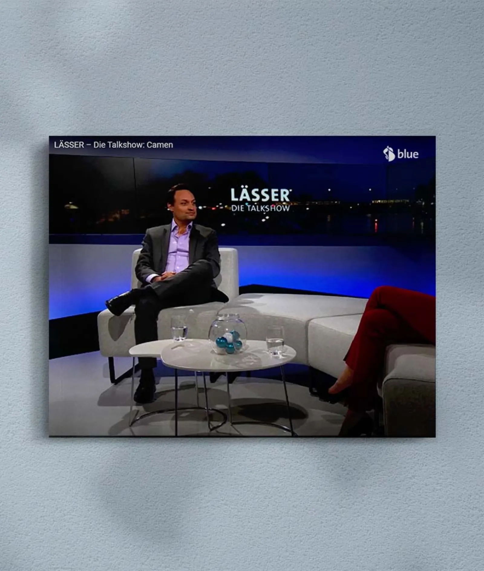 Camen zu Gast in der Talkshow LÄSSER auf blue TV