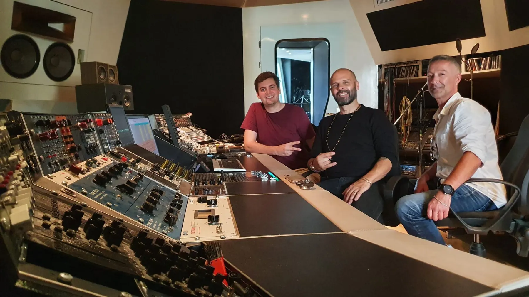 Team im Regieraum bei Soundville